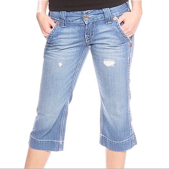 True Religion Denim - True Religion Distressed Sammy Big T Dojo Short 29
